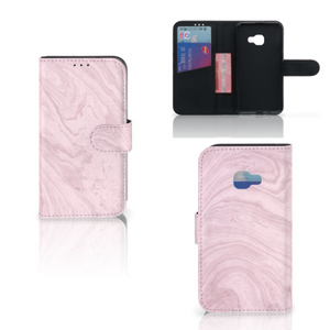 Samsung Galaxy Xcover 4 | Xcover 4s Bookcase Marble Pink - Origineel Cadeau Vriendin