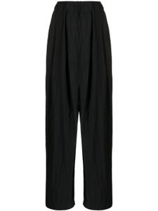 b+ab pantalon taille-haute à effet froissé - Noir