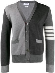 Thom Browne cardigan à col v - Gris