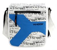 Khodi schoudertas A-side 42 x 31 cm polyester/tarpaulin wit