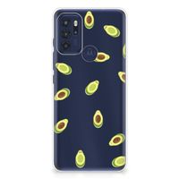 Motorola Moto G60s Siliconen Case Avocado