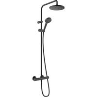 Hansgrohe Vernis Blend showerpipe met thermostaat ecosmart mat zwart 26089670