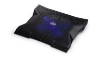 Cooler Master Notepal XL Laptop cooling-pad USB-hub functie, In hoogte verstelbaar, Regelbare ventilator