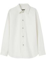 Jil Sander chemise en jean à manches longues - Blanc