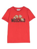 Moschino Kids t-shirt à logo Teddy Bear imprimé - Rouge