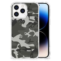 iPhone 14 Pro Doorzichtige Silicone Hoesje Army Light