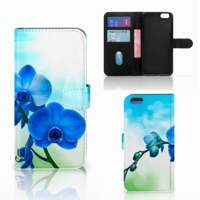 Apple iPhone 7 Plus | 8 Plus Hoesje Orchidee Blauw - Cadeau voor je Moeder