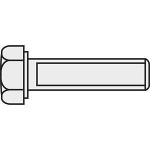 TOOLCRAFT 216330 Zeskantbout M1.2 10 mm Buitenzeskant DIN 933 Messing 10 stuk(s)