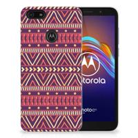 Motorola Moto E6 Play TPU bumper Aztec Paars