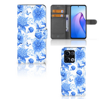 Hoesje voor OPPO Reno8 Pro Flowers Blue