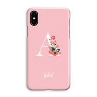 Pink Bouquet: iPhone XS Max Volledig Geprint Hoesje