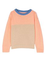 There Was One Kids sweat à design colour block - Tons neutres - thumbnail