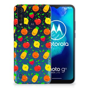 Motorola Moto G8 Power Lite Siliconen Case Fruits