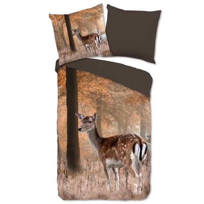 Good Morning Dekbedovertrek Gavin 135x200 Cm Bruin