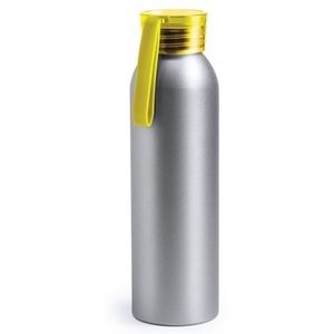 Aluminium bidon geel 650 ml   -