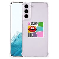 Samsung Galaxy S22 Plus Anti Shock Bumper Case Popart Princess - thumbnail