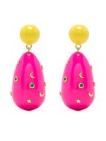 Eshvi boucles d'oreilles pendantes - Rose