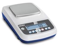 Kern EWJ 6000-2 - Precision balance, with automatic internal adjustment, Readout [d]: 0,01 g, Weighing Range [Max]: 6000 g, Weighing plate: BxT 155x145 mm (Stainless steel)