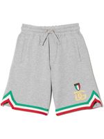 Dolce & Gabbana Kids pantalon de jogging à logo imprimé - Gris - thumbnail