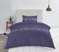 Luna Cotton Rich Collection - Dekbedovertrek - Raw Denim - Blauw