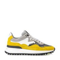 Floris van Bommel Noppi suède sneakers geel/multi