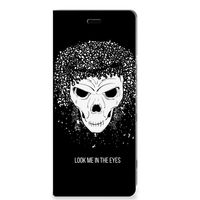 Mobiel BookCase Sony Xperia 5 Skull Hair