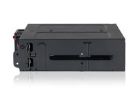 Icy Dock MB607SP-B drive bay panel 13,3 cm (5.25") HDD-behuizing Zwart - thumbnail