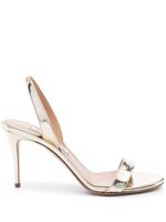 Aquazzura sandales So Nude 85 mm - Or - thumbnail