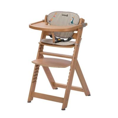 Safety 1st Timba met kussen kinderstoel - natural wood, happy day