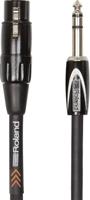 Roland Black-Serie symmetrische verbindingskabel – 6,3 mm TRS-jack (mannelijk) naar XLR (vrouwelijk), lengte: 4,5m – RCC-15-TRXF