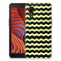 Samsung Galaxy Xcover 5 TPU bumper Waves Yellow