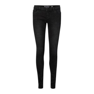 NOISY MAY low waisted skinny fit jeans NMEVE black