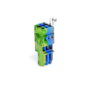 WAGO 769-103/000-039 Connector, female Groen, Geel, Blauw, Grijs 50 stuk(s)