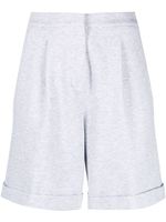 Peserico short court à taille haute - Gris