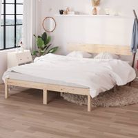 Bedframe massief grenenhout 150x200 cm UK King - thumbnail