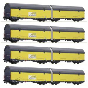 Roco 77049 H0 4-delige set autotransport van de ARS Altmann