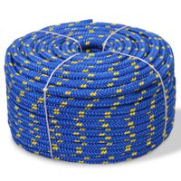 VidaXL Boot touw 10 mm 250 m polypropyleen blauw