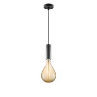 Home sweet home hanglamp Saga zwart Pear - amber