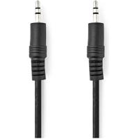 Stereo-Audiokabel | 3,5 mm Male | 3,5 mm Male | Vernikkeld | 1.50 m | Rond | Zwart | Label - thumbnail