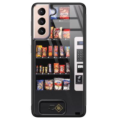 Samsung Galaxy S21 glazen hardcase - Snoepautomaat