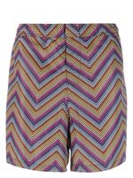 Missoni short de bain à motif zig-zag - Bleu