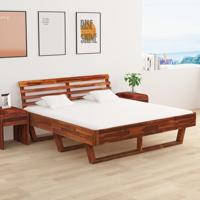 vidaXL Bedframe massief acaciahout 180x200 cm