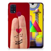 Samsung Galaxy M31 Silicone Back Cover Liefde - Origineel Romantisch Cadeau - thumbnail