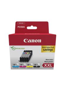 Canon Inktcartridge CLI-581XXL BK/C/M/Y Multipack Origineel Combipack Zwart, Cyaan, Magenta, Geel 1998C007