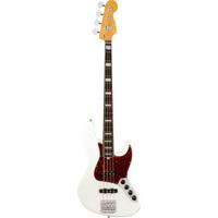 Fender American Ultra Jazz Bass Arctic Pearl RW met koffer