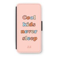 Cool Kids Never Sleep: iPhone 8 Flip Hoesje