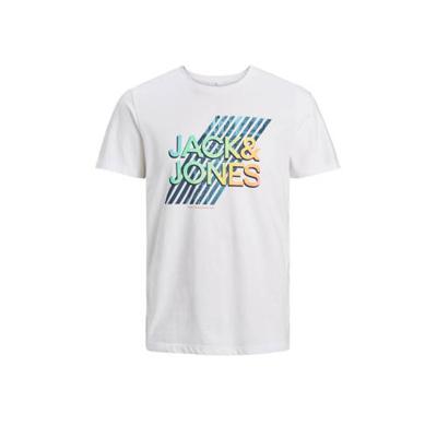 JACK & JONES JUNIOR T-shirt Spring met logo wit
