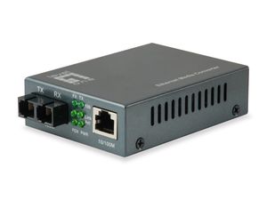 LevelOne FVT-1106 netwerk media converter 100 Mbit/s 1550 nm Single-mode Zwart