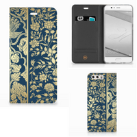 Huawei P10 Plus Smart Cover Beige Flowers