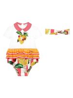 Dolce & Gabbana Kids lot de deux bodies à imprimé graphique - Blanc